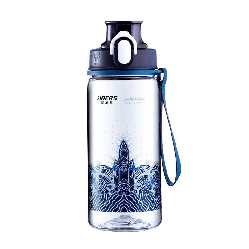 哈尔斯 故宫运动水杯500ml HTR-500-2-G（单位：个） 深蓝色