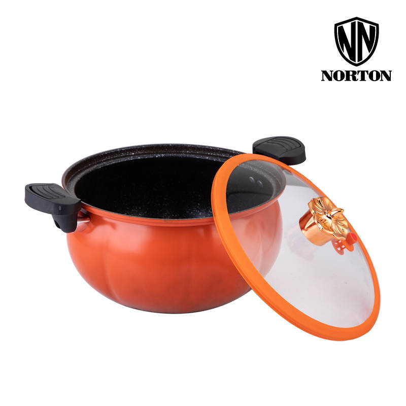 NORTON可米南瓜微压锅8000ML（单位：套） 橙色