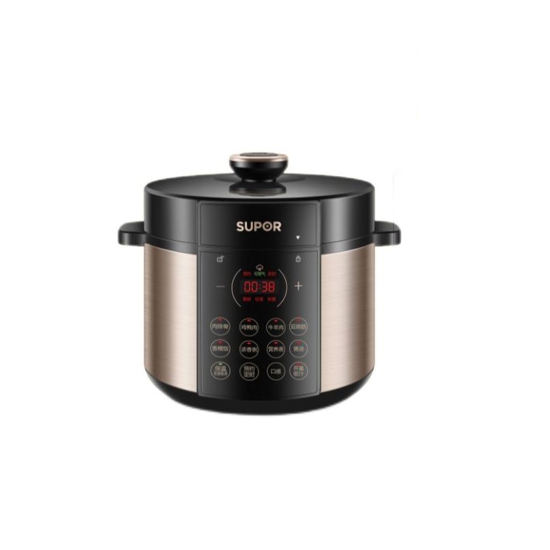 苏泊尔（SUPOR）全自动智能电压力锅一锅双胆 SY-50YC9086 5L 台 香槟色