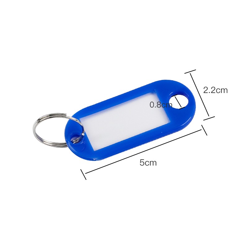 得印(befon) 1704 钥匙牌 钥匙标签牌 钥匙标签贴 钥匙扣链 办公钥匙吊牌贴单位：桶 蓝色