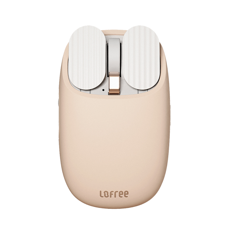 洛斐（LOFREE） LOFREE洛斐蓝牙鼠标无线办公充电（无线鼠标台式电脑家用办公鼠标）个 奶茶