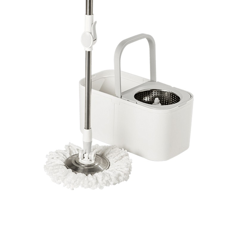 全格（Quange） QJ030401 两件套（含2块拖布） 旋转甩水拖把 白色（单位：套）