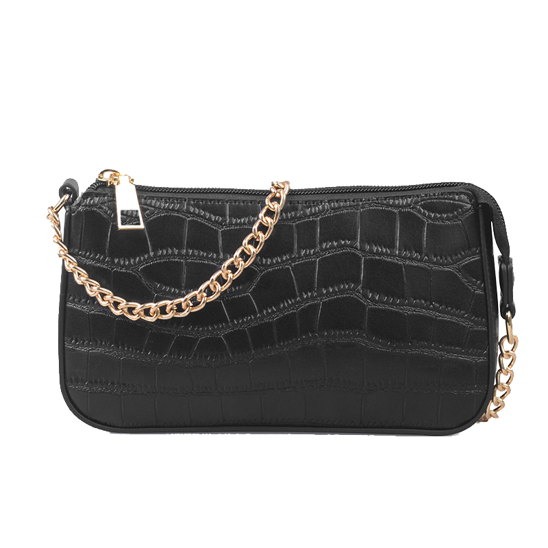 PLOVER香港啄木鸟女包小斜跨GDB059-A 黑色