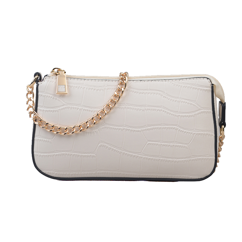 PLOVER香港啄木鸟女包小斜跨GDB059-B 白色