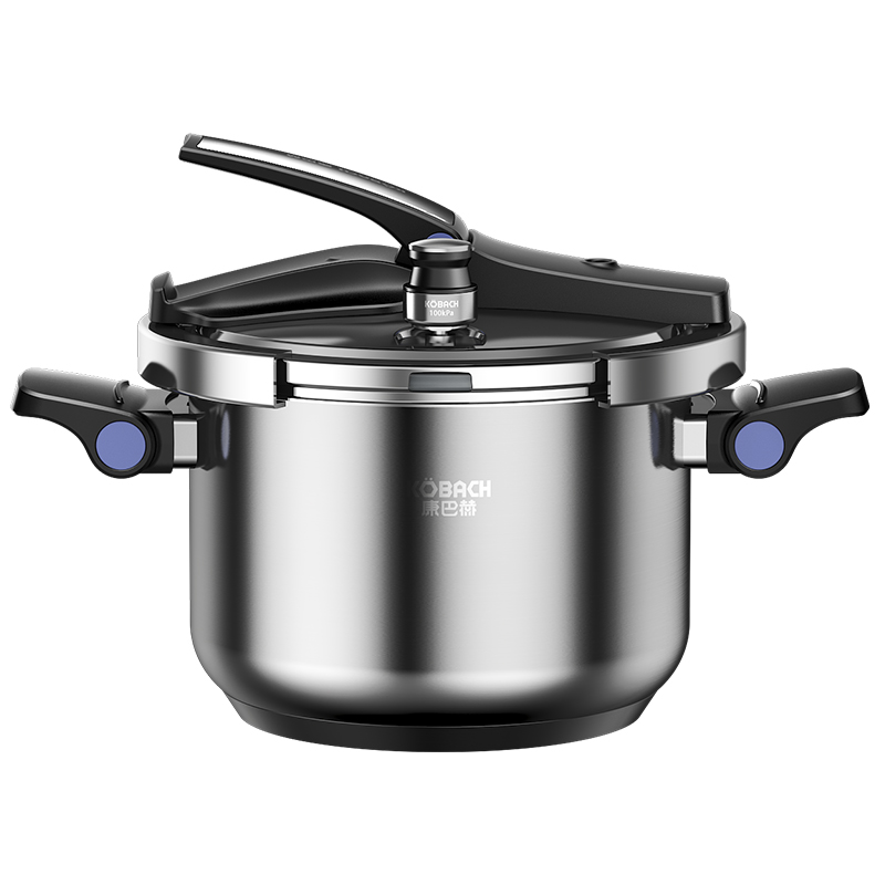 康巴赫  压力锅22cm可立易开盖三层钢压力锅KYS-22B31E【14050576】/个 不锈钢色