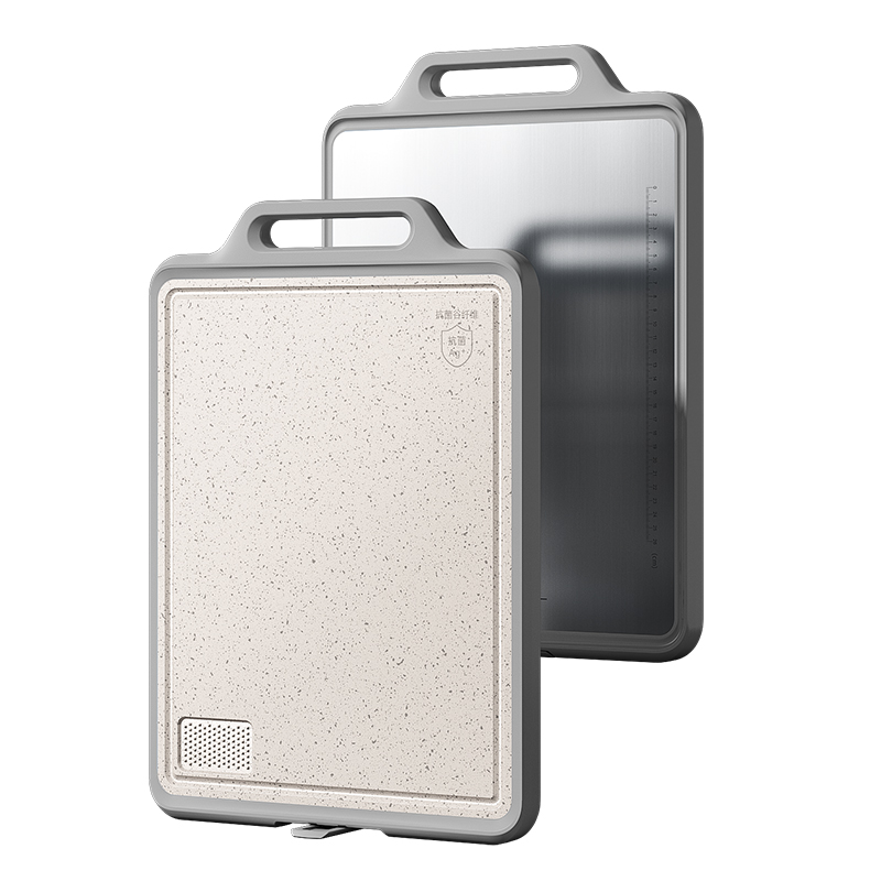 康巴赫 康盾双面抗菌菜板 不锈钢砧板49*32cmKH-CK4932 （14050479）单位：个 不锈钢色