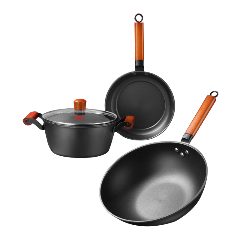 康巴赫-林格斯特铁锅三件套KGL-3B（单位：套） 灰黑色