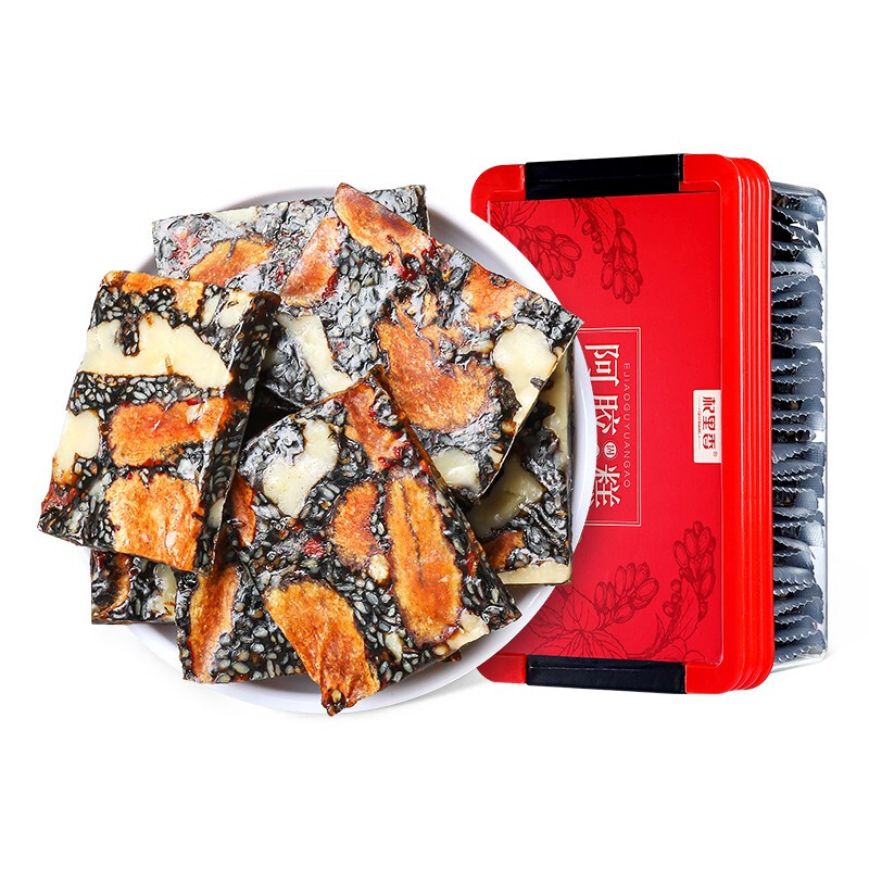 杞里香 阿胶糕 休闲零食 500g 黑色