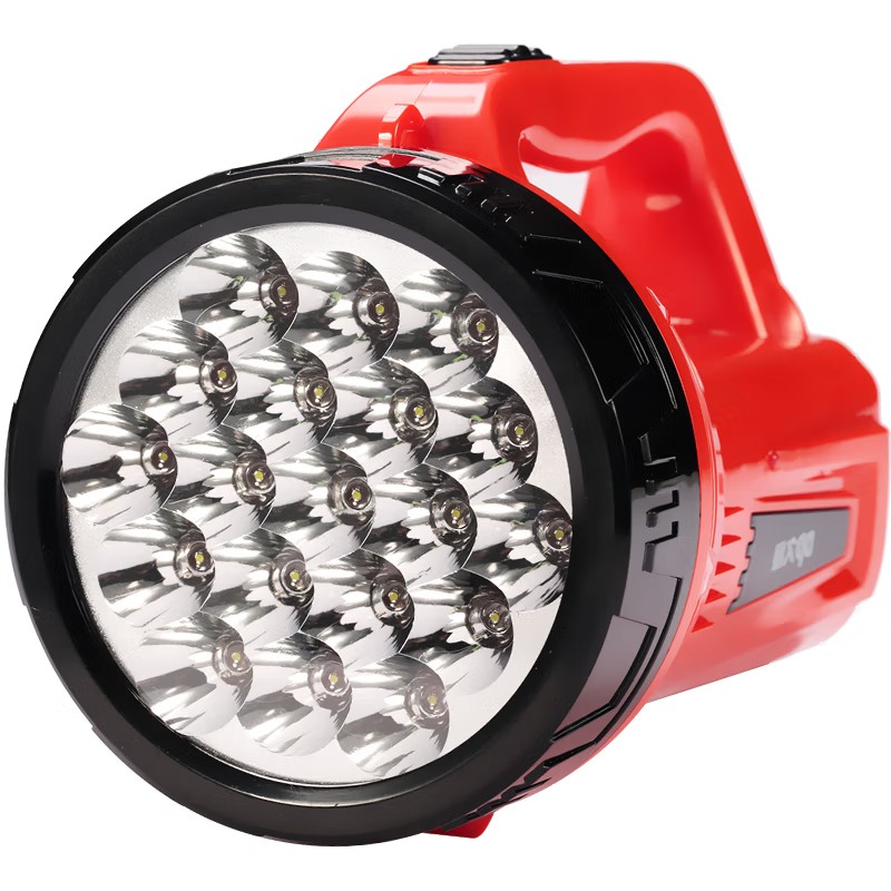 DP久量户外强光探照灯LED远射防水手电筒充电式应急灯LEDP-7049B（单位：套） 红色