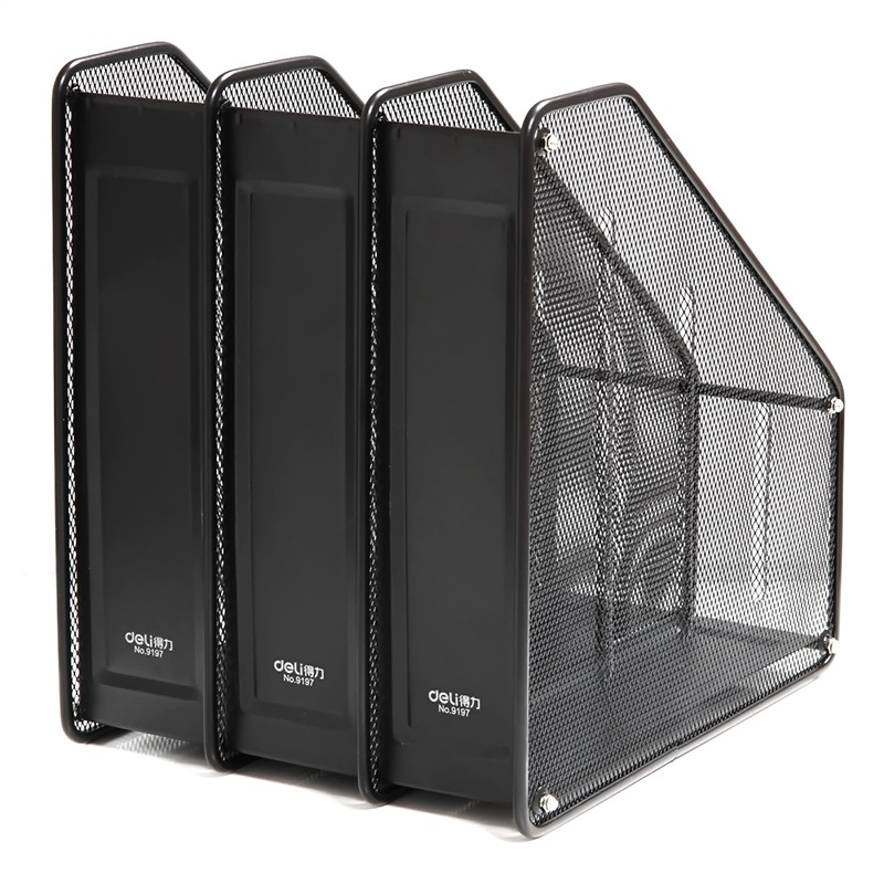 得力文具（deli） 9197 三联 三联 黑色（单位：个）