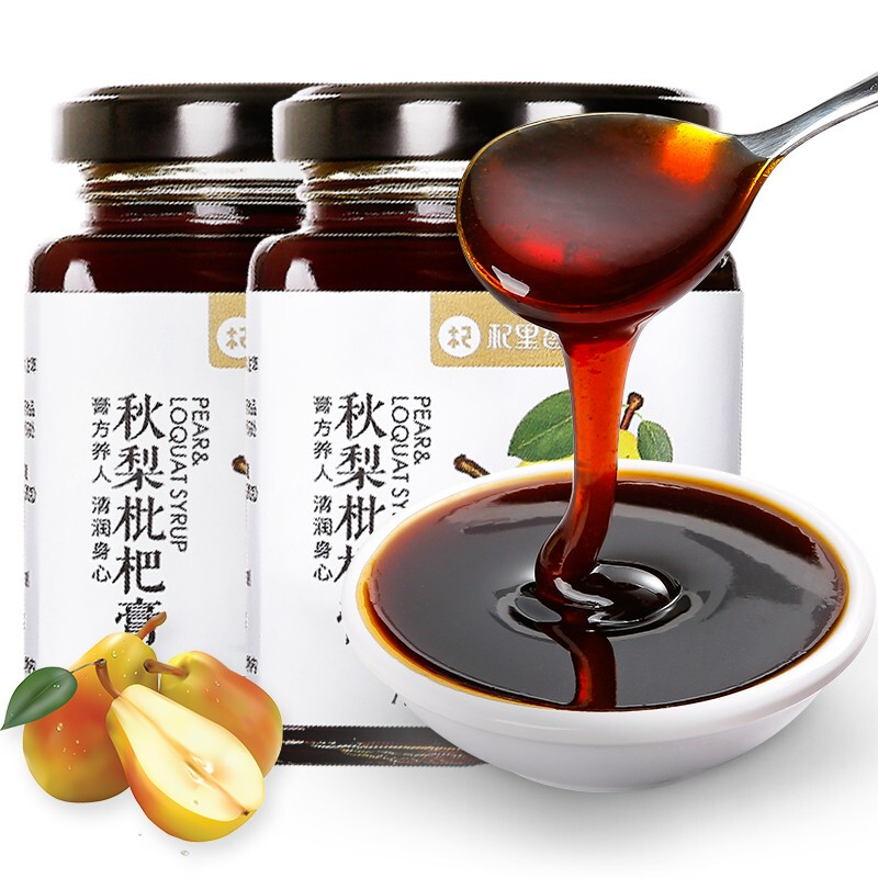 杞里香 秋梨枇杷膏 冲调饮品 250g*2罐 绿色