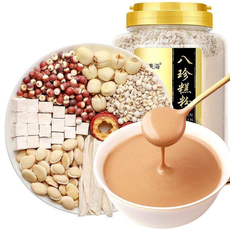 福东海 八珍糕粉 600g 代餐粉 黄色