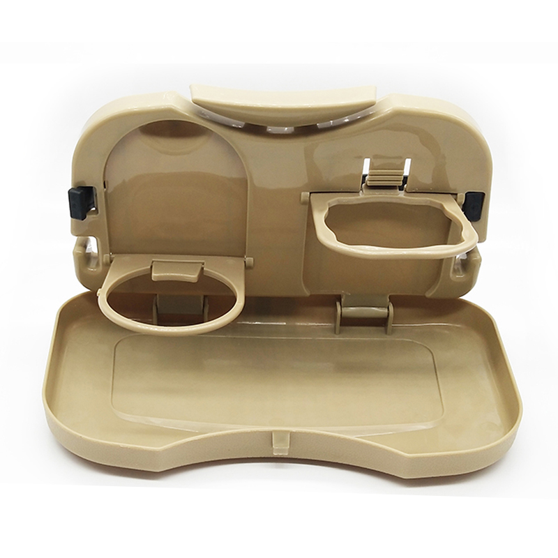 车管家车载折叠餐台饮料架GJ-2001（单位：个） 卡其色