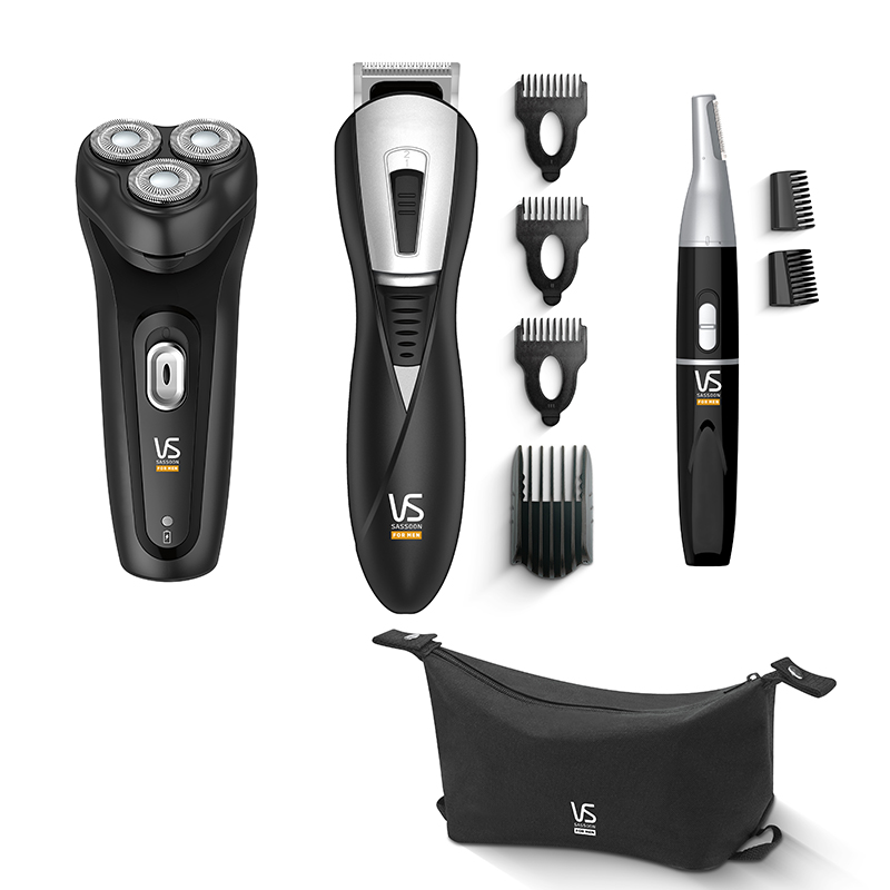 沙宣男士三合一剃须理容套装VSMK20CN（单位：件) 黑色