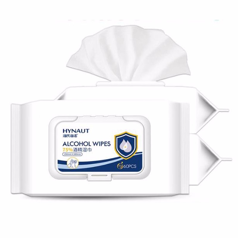 海氏海诺 75%酒精湿巾15*18cm *3包 白色