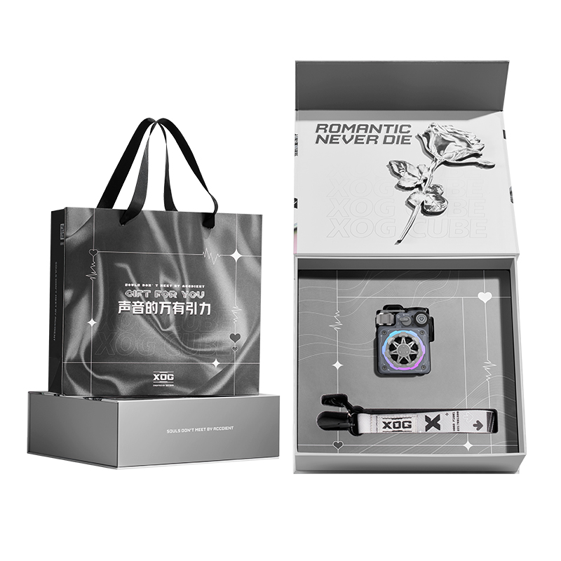 猫王XOG &middot; 机械光域Cube便携式蓝牙音箱520礼盒版  单位：台 星舰灰