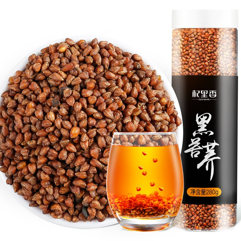 杞里香 黑苦荞麦 养生茶 280g （单位：罐） 玫瑰金