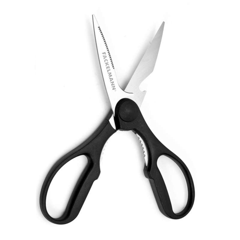 德国法克曼(FACKELMANN）多功能厨用剪刀（单位：个） 黑色