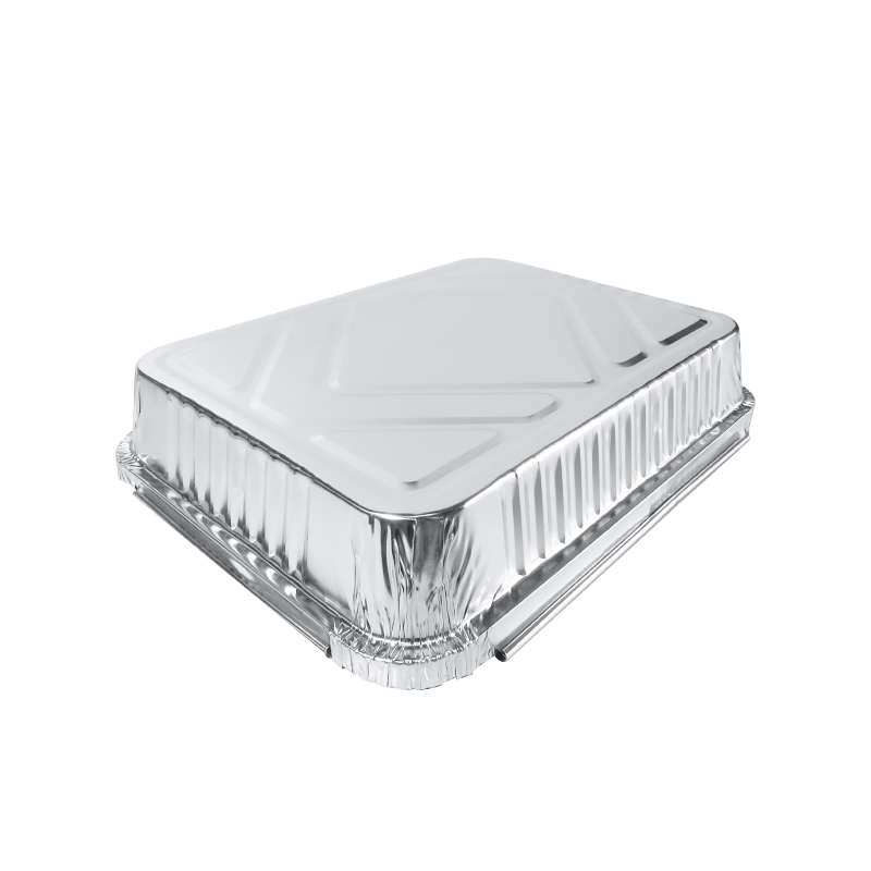 德国法克曼(FACKELMANN）5个装一次性加厚多功能烘焙烧烤铝箔盘 银色