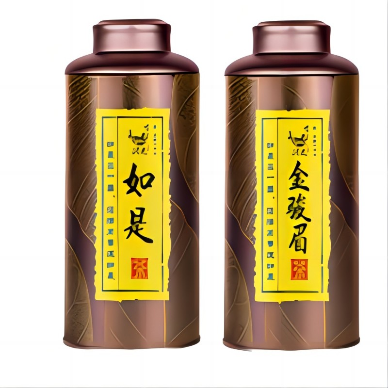 润虎 如是聚茶 金骏眉(红茶）500克(250克*2)/套（单位：套） 咖啡色