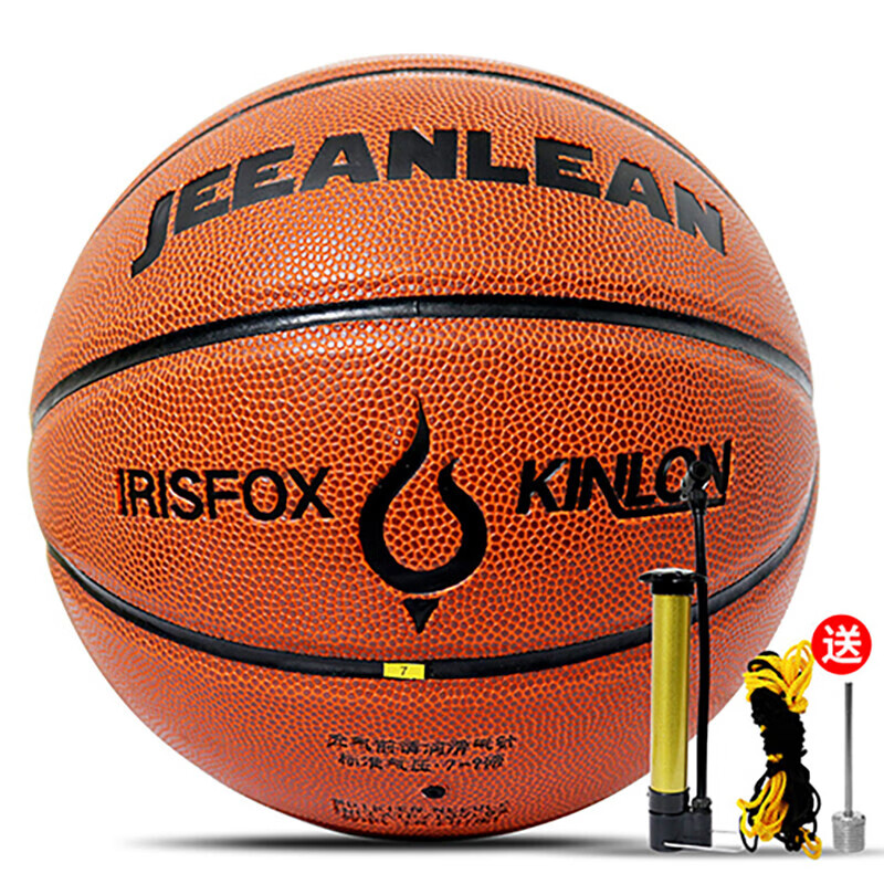 健伦（JEEANLEAN）JL-200 篮球 成人儿童室内外蓝球7号球 TPU 个 棕色
