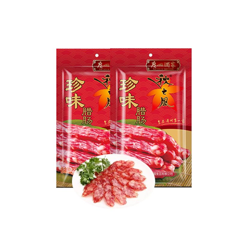 广州酒家珍味腊肠300g*2包 红色