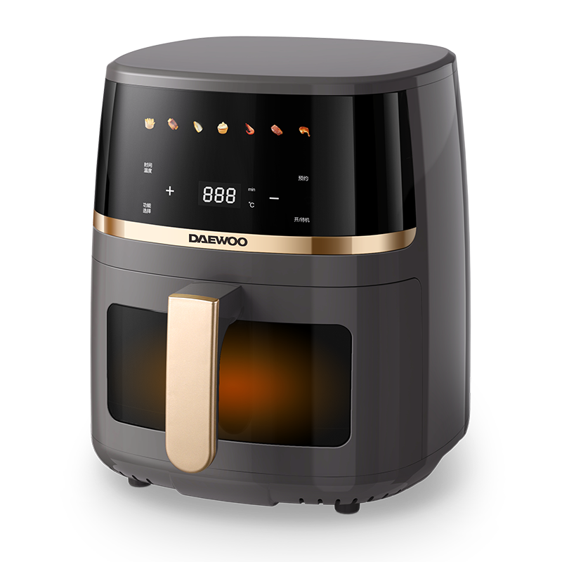 大宇（DAEWOO） 空气炸锅 DYKZ-5013E   幻影灰（单位：台）