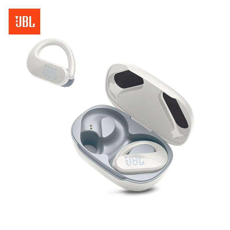 JBL ENDURANCE PEAK3升级版挂耳式防脱落真无线运动蓝牙跑步防水 白色