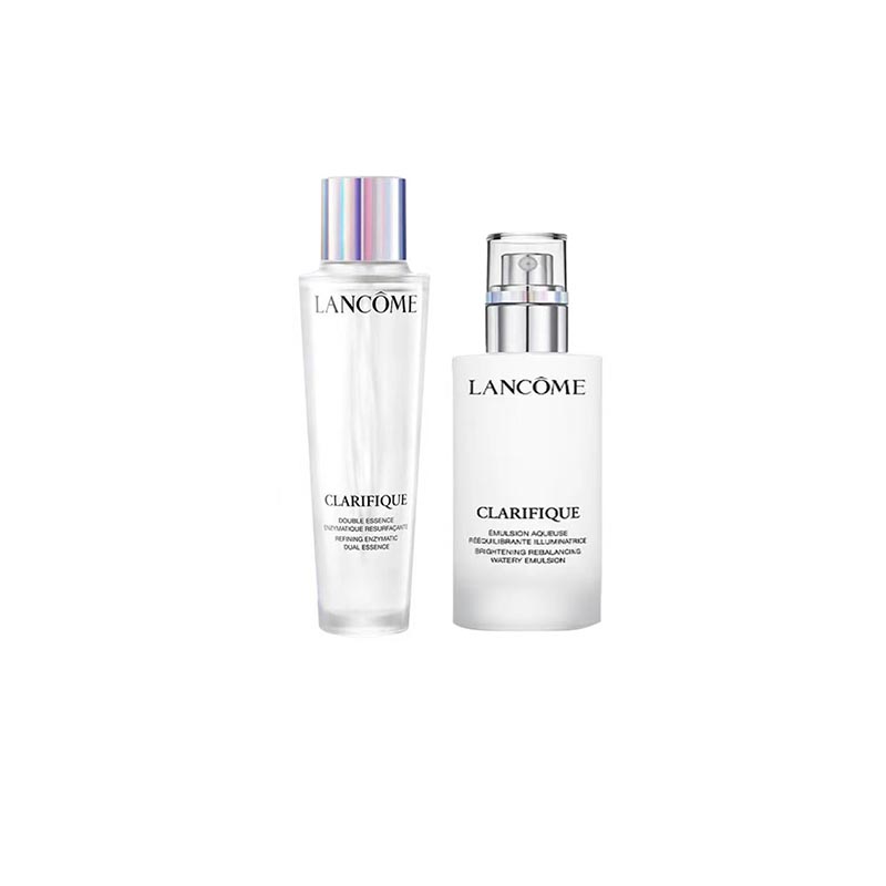 兰蔻极光水乳套装(水150ml+乳液75ml)套 本白色