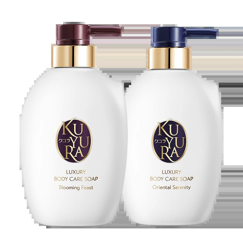 可悠然奢宠美肌沐浴露套装 宁澄 400ml+蜜恋400ml 瓶 钢琴白