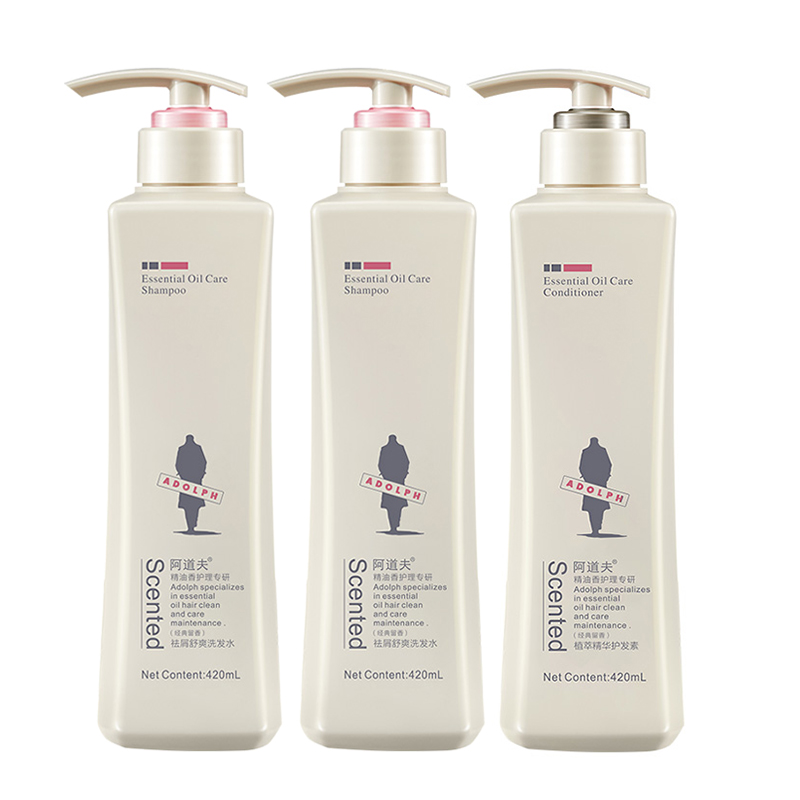 阿道夫（ADOLPH） 香氛洗发水护发素 祛屑舒爽洗护组合 420ml*3瓶 白色（单位：组）