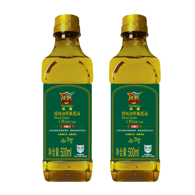 Landofolive 欧榄 特级初榨橄榄油礼盒 2*500ML D08（单位：盒） 黄色