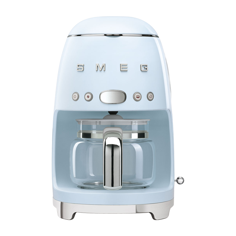smeg（意大利斯麦格）50年代复古系列DCF02美式咖啡机家用复古办公全自动滴漏式保温一体机（单位：台） 淡蓝色