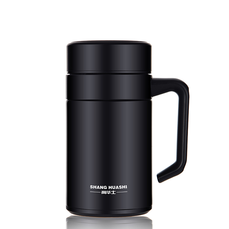 尚华士（SHANG HUASHI） 风范真空保温杯 SHS-1052 400ML 黑色（单位：个）