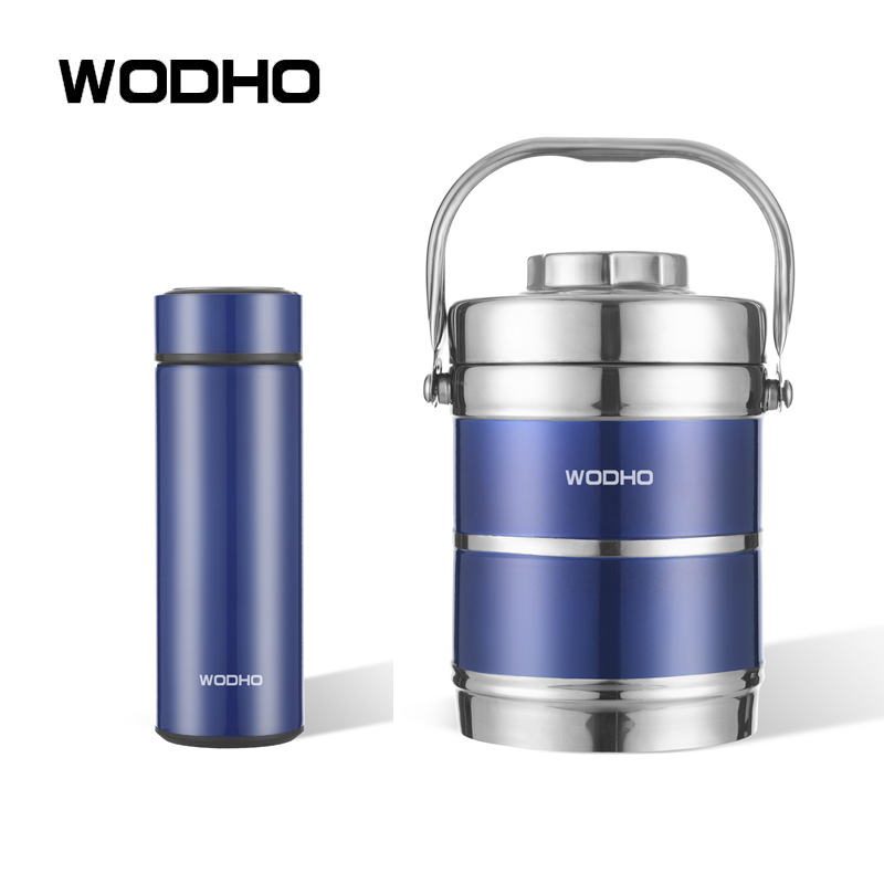 万德霍三平二满保温两件套WDH-G0210405蓝色(单位：套) 蓝色