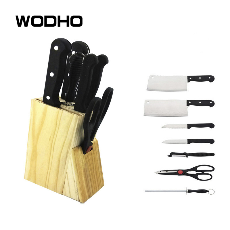 万德霍美食刃八件套WDH-G0140559(单位：套) 不锈钢色