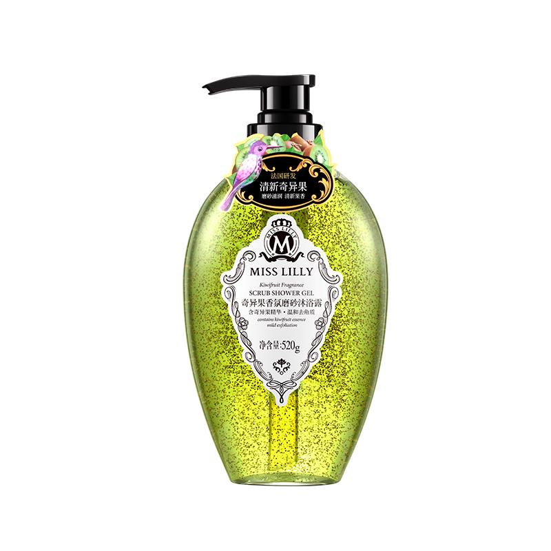 蜜斯莉 奇异果香氛磨砂沐浴露520g  (计价单位：瓶） 绿色