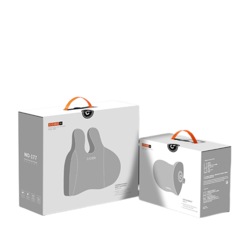 夕多（cicido）汽车头枕腰靠套装 NO.022SE+177太空记忆棉护颈枕靠垫 套 乌尔黑