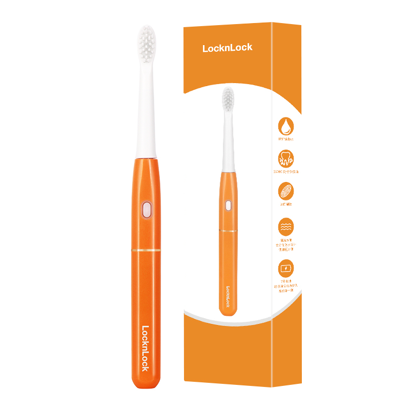 ENR325OKC 乐扣乐扣 优乐电动牙刷高颜值便携款单只装 爱马仕橙色（单位：个） 爱马仕橙色