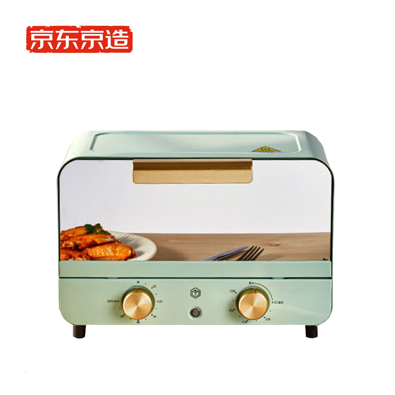 京东京造 家用多功能电烤箱12升（单位：台） 绿色