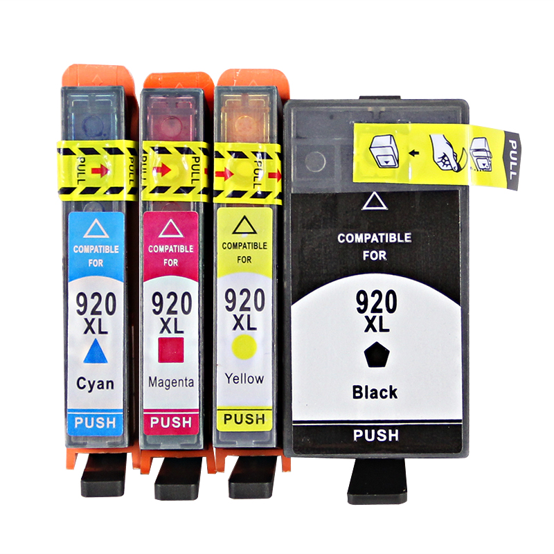 得印(befon) H-920XL 大容量 四色套装 打印量黑色1500页彩色750页 适用惠普HP 6000/6500/6500A/7500A/7000/7500 墨盒 (计价单位：盒) 四色