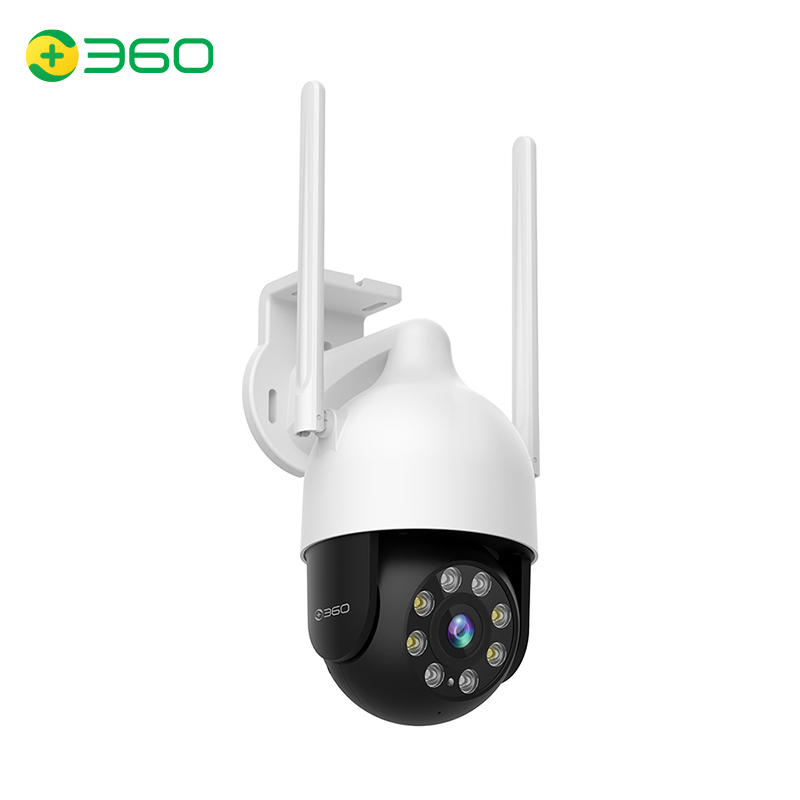 360 摄像头智能监控摄像机 300W室外户外防水监控声光报警 2K高清智能全彩夜视wifi云台球机5C无线畅联版AW4C单位：台 白-含32G存储卡