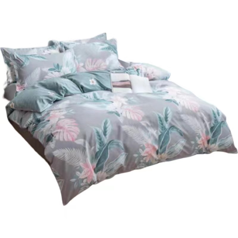 菩朵家纺 四件套 豆蔻年华四件套 200*230cm (单位: 套 ) 灰绿色