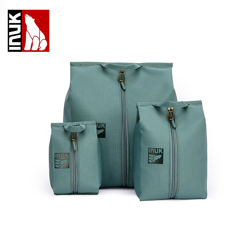 INUK 乐活系列收纳三件套/整理袋(9.1L)（单位：套） 石英绿