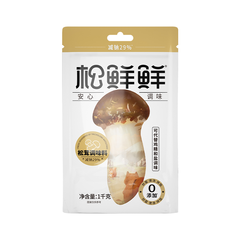 松鲜鲜 松茸调味料 1kg 松茸调味料 白色（单位：袋）