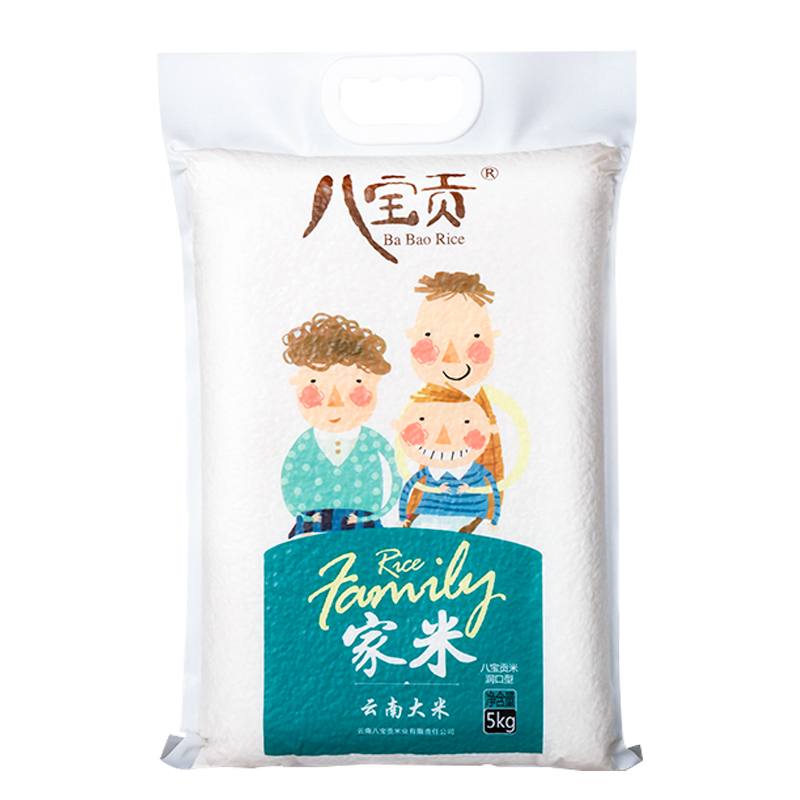 八宝贡 家米 5kg 云南大米一年一季 混色（单位：袋）