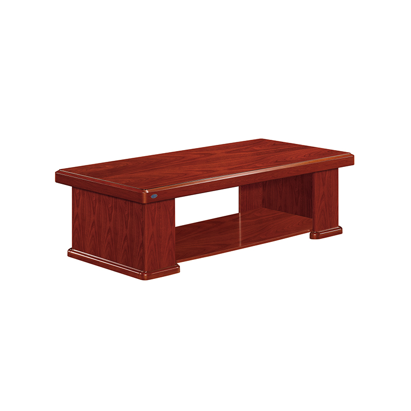 悦山 简约油漆双层茶几1400*700*480*1张 胡桃木色