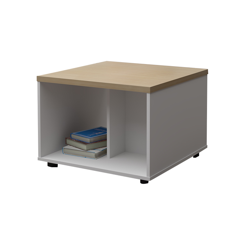 悦山 方几茶几 600*600*430mm*1张 新水曲柳+暖白色