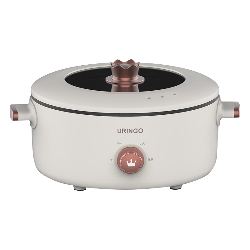 七彩叮当 电火锅电煮锅 标准款  QC-ZG01 3L（台） 白色