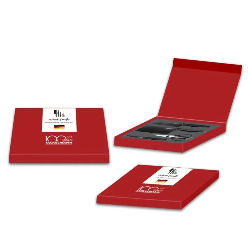 德国法克曼(FACKELMANN）集团Nirosta黑刃系列刀组礼盒 黑色